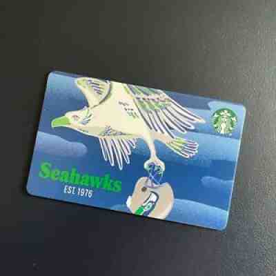 2021 Starbucks Gift Card Seattle Seahawks - Sold on eBay Aug 21, 2021 for $10.00