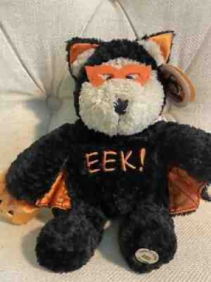 Starbucks Coffee 2003 27th Edition Bearista Bear Eek Halloween Bat Costume Plush - Sold on eBay Aug 06, 2021 for $7.49