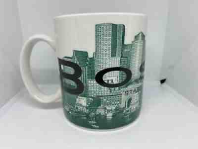 STARBUCKS 2002 Skyline Series Mug Boston Series One Green & White BEANTOWN EUC - Sold on eBay Sep 02, 2021 for $14.99