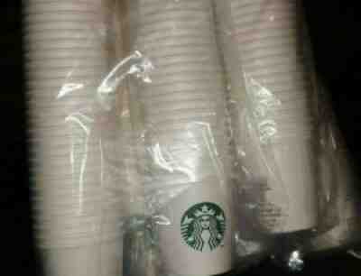 lot of 1000 Starbucks Paper Coffee Cups 4oz Espresso Sample Size Cups sealed