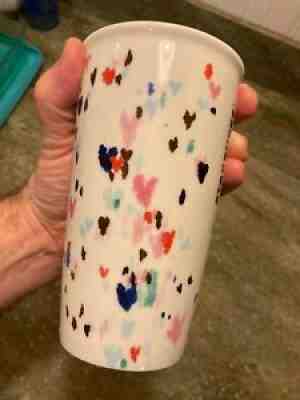 Starbucks Valentines Day Pink Raised Heart Travel Tumbler 10oz 2018 (No Lid) - Sold on eBay Jul 13, 2021 for $16.00