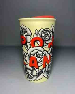 Starbucks 2017 Portland Rose Ceramic Double Wall Travel Mug Tumbler 12 Oz | MINT - Sold on eBay Jul 19, 2021 for $34.50