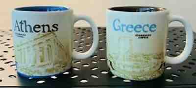 New Starbucks Icon Series Demitasse Mugs Athens and Greece Espresso 3 oz - Sold on eBay Aug 21, 2021 for $49.99
