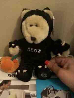 Starbucks Bearista Bear Halloween Cat Costume Meow 2002 22nd Edition W Tags Old - Sold on eBay Sep 11, 2021 for $11.50