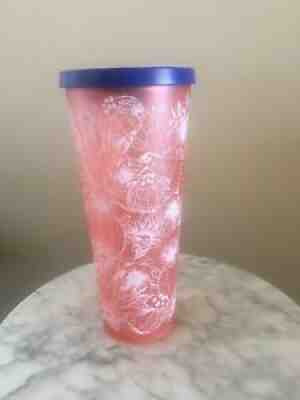 starbucks 24oz tumbler coral white cactus matte finish. No Straw - Sold on eBay Jul 20, 2021 for $68.00