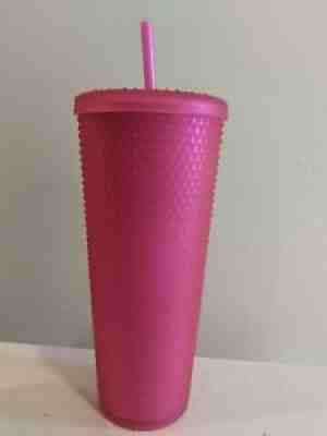 Starbucks Neon Pink Studded Tumbler Fall 2021 24oz Cold Cup BRAND NEW - Sold on eBay Sep 04, 2021 for $43.99
