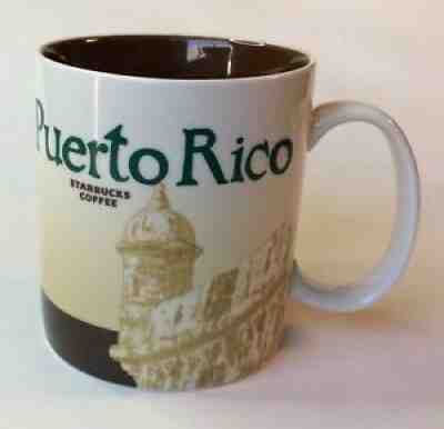 STARBUCKS COFFEE CO. 2012 PUERTO RICO COLLECTOR SERIES COFFEE CUP MUG 16 OUNCES - Sold on eBay Sep 03, 2021 for $14.95