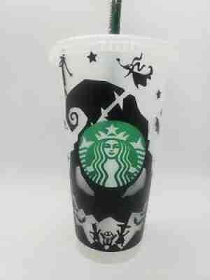 NEW Starbucks Reusable Cold Cup Tumbler nightmare before Christmas - Sold on eBay Sep 06, 2021 for $19.99