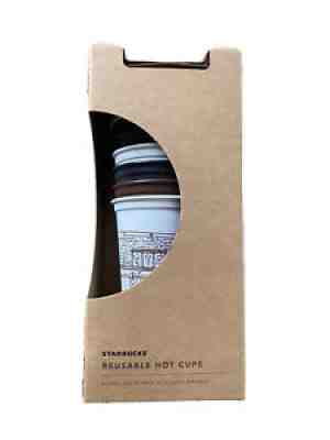 Starbucks Pike Place Market Edition reusable hot cups - Sold on eBay Aug 20, 2021 for $18.99