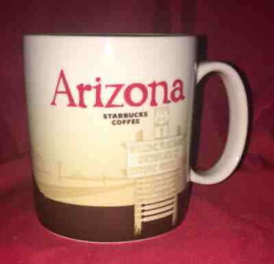 STARBUCKS ROUTE 66 ARIZONA COLLECTOR SERIES*16 oz COFFEE MUG*2009*GRAND CANYON - Sold on eBay Aug 20, 2021 for $18.75