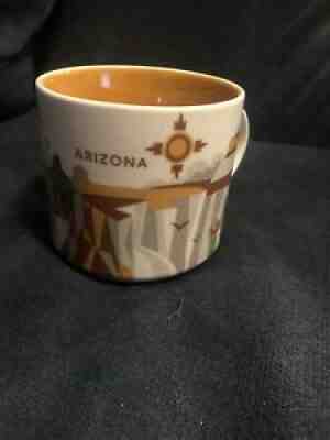 New Starbucks Arizona YAH You Are Here Coffee Mug Cup 14 Oz Collection 2013 - Sold on eBay Aug 28, 2021 for $6.50