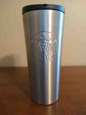 2016 8''Starbucks Thermal Tumbler Travel Mug Brushed Stainless Steel 16oz Coffee - Sold on eBay Sep 13, 2021 for $15.00