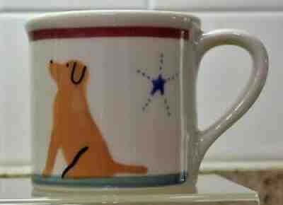 Rare HARTSTONE Pottery STARBUCKS Barista Mug YELLOW LAB Dog - FREE SHPPING! - Sold on eBay Aug 30, 2021 for $39.99
