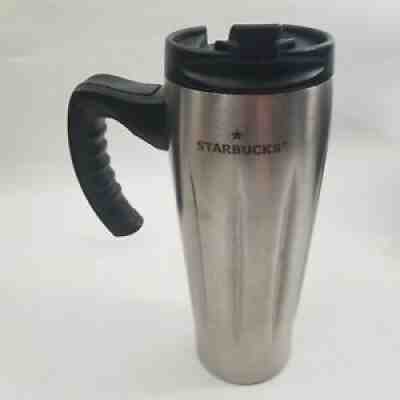 Starbucks Barista 2004 Stainless Steel Aroma Solo Tumbler With Handle, 16 oz. - Sold on eBay Jun 29, 2021 for $34.99