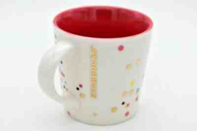 2016 STARBUCKS 3 oz ESPRESSO Demitasse COFFEE Cup Mini Mug CONFETTI White - Sold on eBay Jul 18, 2021 for $11.99