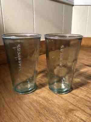 Starbucks Recycled Glass Tumblers (set of 2) - MEASURING GLASSES - Sold on eBay Aug 18, 2021 for $20.00