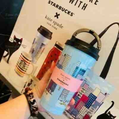 NEW Starbucks Taiwan x Kate Spade New York Stainless Steel Tumbler 473ml - Sold on eBay Aug 12, 2021 for $112.88