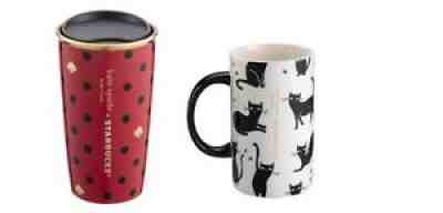 2020 Starbucks Taiwan KATE SPADE Cat Mug 12OZ/Double Wall Ceramic Mug 12OZ - Sold on eBay Jul 12, 2021 for $35.00