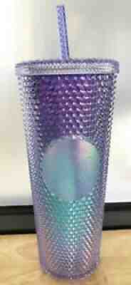 Starbucks Blue Ombre Bling Studded Cold Cup Tumbler 24oz Summer 2021 - Sold on eBay Jul 16, 2021 for $47.00