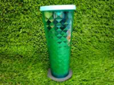 STARBUCKS 2015 TURQUOISE STUDDED 24OZ VENTI COLD CUP TUMBLER - NO STRAW - Sold on eBay Aug 22, 2021 for $19.95