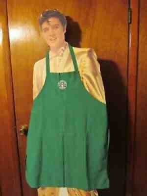Starbucks APRON - Green - No Pockets - Has Stain - Display Stand NOT Incl. - Sold on eBay Jun 20, 2021 for $5.99