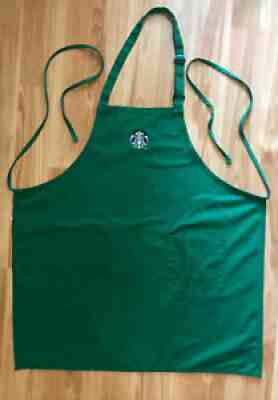 Starbucks Green 2 Pocket Employee Apron Pre-Owned - Sold on eBay Jul 10, 2021 for $8.00