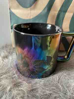 Starbucks 2020 Fall Lineup Ceramic Coffee Cup Rainbow Holographic Floral Rose - Sold on eBay Jul 17, 2021 for $19.99