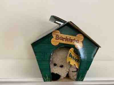 Starbucks BARKISTA Puppy Dog Plush 1st Ed 2003 Metal ID Green Collar red bandana - Sold on eBay Sep 08, 2021 for $12.99