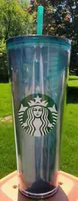 RARE HTF Starbucks Jelly Bean Blue Ombre HOLOGRAM Venti Tumbler Cold Cup (24 OZ) - Sold on eBay Jun 21, 2021 for $59.95