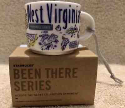 Starbucks West Virginia V1- Been There Ornament - 2oz-NIB *NOT A FULL SIZE MUG* - Sold on eBay Aug 12, 2021 for $30.99