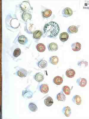 STARBUCKS VTG Apron Pins Rare? NOS Lot Of 30. Knowledgeable, Genuine, More - Sold on eBay Jun 24, 2021 for $49.99