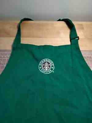 Vintage Starbucks Apron - Green - Embroidered Siren Logo - Sold on eBay Jul 25, 2021 for $16.50