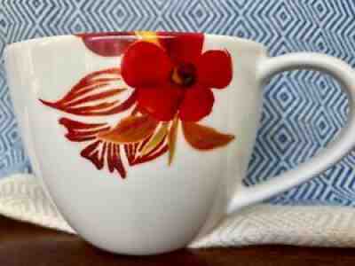 Starbucks Collectors Mug 12oz, Poppy Red Orange Flowers, Discontinued PatternÂ  - Sold on eBay Jun 27, 2021 for $17.50