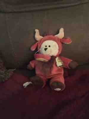 2009 Starbucks ox bear stuffed plush - Sold on eBay Sep 02, 2021 for $30.00
