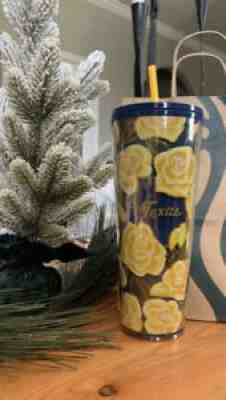 Starbucks Yellow Rose of TEXAS Tumbler Mug Venti 24oz Local Series 2019 Limited - Sold on eBay Sep 08, 2021 for $30.00