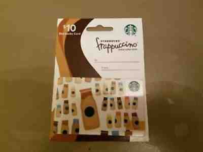 HTF!! STARBUCKS 2013 Frappuccino Hanger Gift Card Still on Backing Target ONLY!! - Sold on eBay Jul 21, 2021 for $6.00