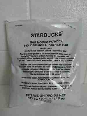Starbucks Bar Mocha Powder 62.5 oz 3/22 March 2022 Latte Macchiato Frappuccino - Sold on eBay Aug 24, 2021 for $59.99