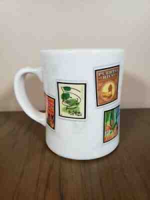 Starbucks Coffee Mug 2002 Air Mail Postage Stamp Barista Diner Style 16oz Cup - Sold on eBay Sep 06, 2021 for $13.99