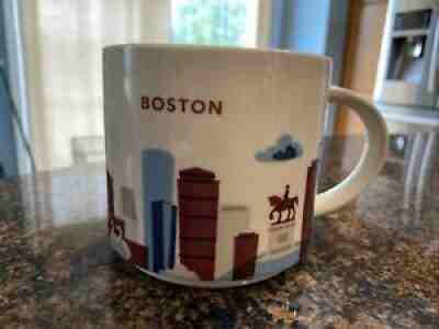 Starbucks Boston You Are Here Coffee Mug Cup 14 Oz Collection 2013 - Sold on eBay Sep 07, 2021 for $6.00
