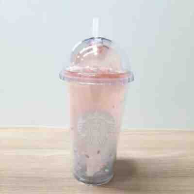 Starbucks Korea 2021 Cherry Blossom Dome Cold Cup 473 ml - Sold on eBay Aug 07, 2021 for $40.00