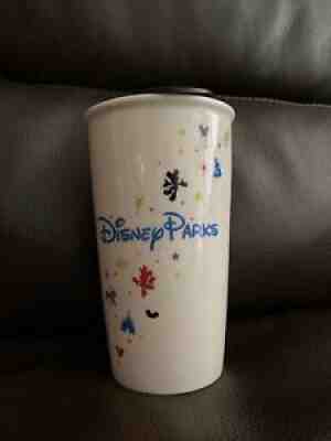 Starbucks Disney Parks 2015 12 oz Ceramic Tumbler Traveler Coffee Cup with Lid - Sold on eBay Sep 03, 2021 for $25.50