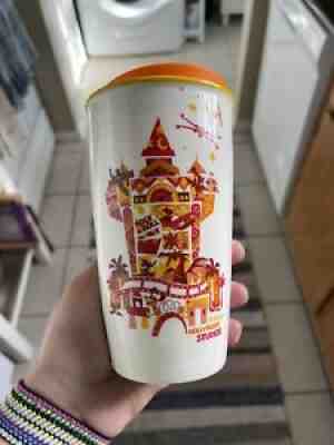 DISNEY PARKS STARBUCKS HOLLYWOOD STUDIOS CERAMIC TRAVEL TUMBLER MUG - Sold on eBay Jul 30, 2021 for $20.86