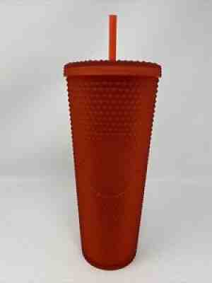 NEW Starbucks 2021 Valentine's - Studded Cold Cup Tumbler - Venti - Matte Red - Sold on eBay Aug 03, 2021 for $43.87