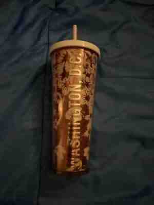 floral washington dc 24oz starbucks tumblr - Sold on eBay Jul 06, 2021 for $19.10