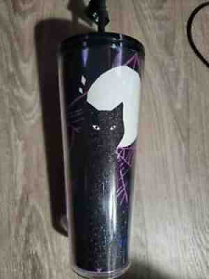 Starbucks cold Glow In The Dark Black Cat glitter Tumblr fall 2021 - Sold on eBay Sep 13, 2021 for $81.00