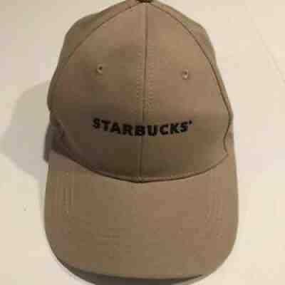 STARBUCKS Embroidered Brown Baseball Cap Hat Cotton Adjustable - Sold on eBay Sep 08, 2021 for $19.99