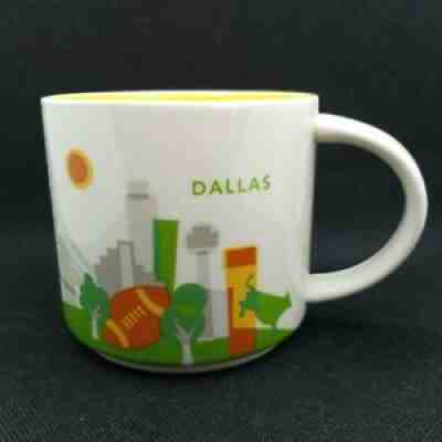 2015 Starbucks You Are Here DALLAS cowboy hat football green yellow coffee MUG - Sold on eBay Aug 08, 2021 for $5.99