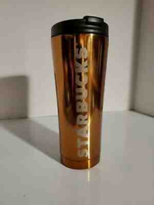 Starbucks 2013 Stainless Steel Copper 12 oz. Tumbler - Sold on eBay Jul 11, 2021 for $20.50