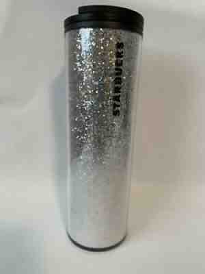 Starbucks White To Silver Glitter Ombre Frosty Tumbler 16oz NEW - Sold on eBay Aug 12, 2021 for $15.00