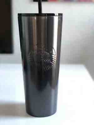 New Starbucks Gradient Black Silver Glitter SS Ombre Tumbler Cup 24OZ - Sold on eBay Jul 18, 2021 for $36.00